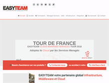 Tablet Screenshot of easyteam.fr